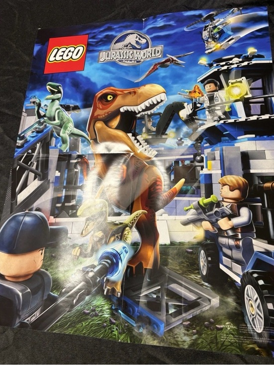 Lego Other - LEGO Jurassic World Tyrannosaurus Rex Escape 16" x 20" World Poster- Promo